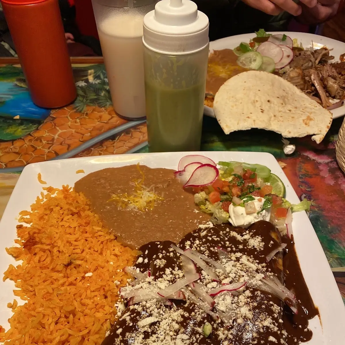 Enchiladas De Mole Poblano