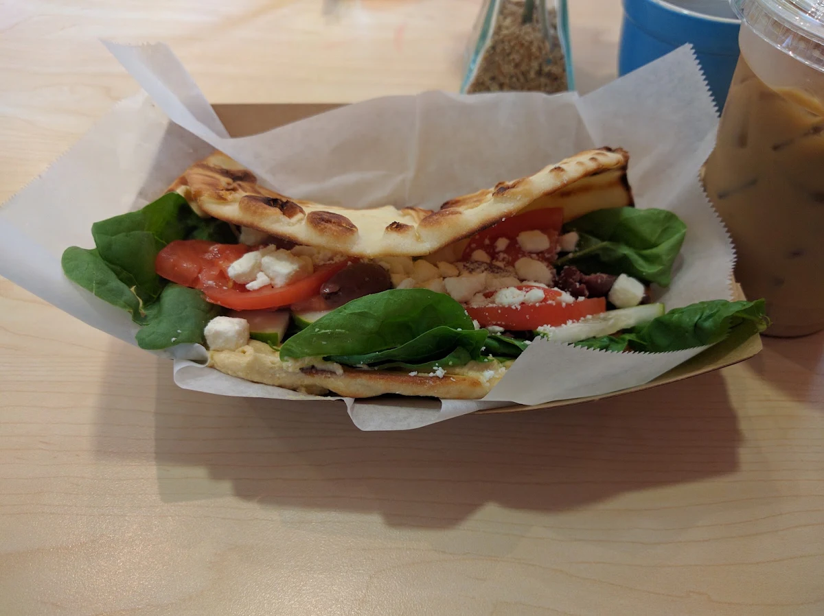 Mediterranean Veggie Wrap
