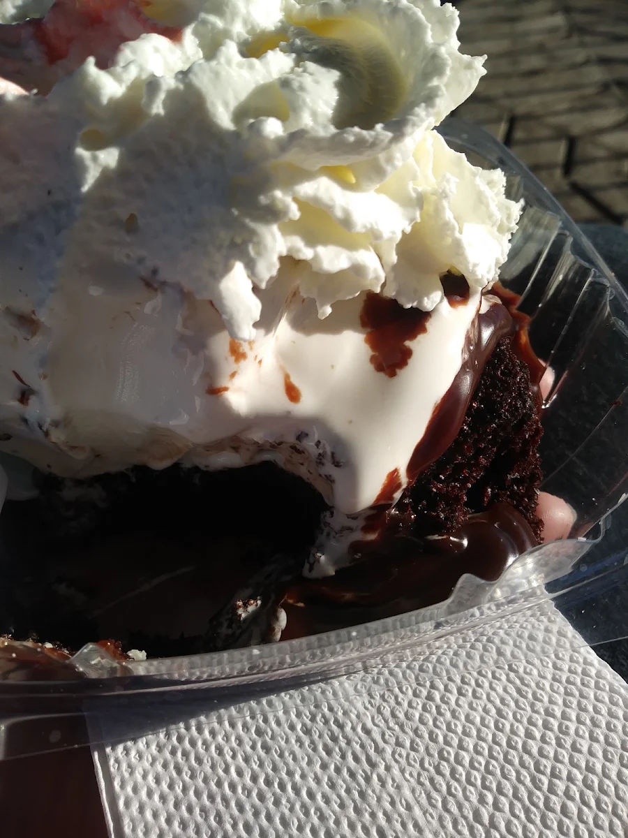 Hot Fudge Ice Cream Cake