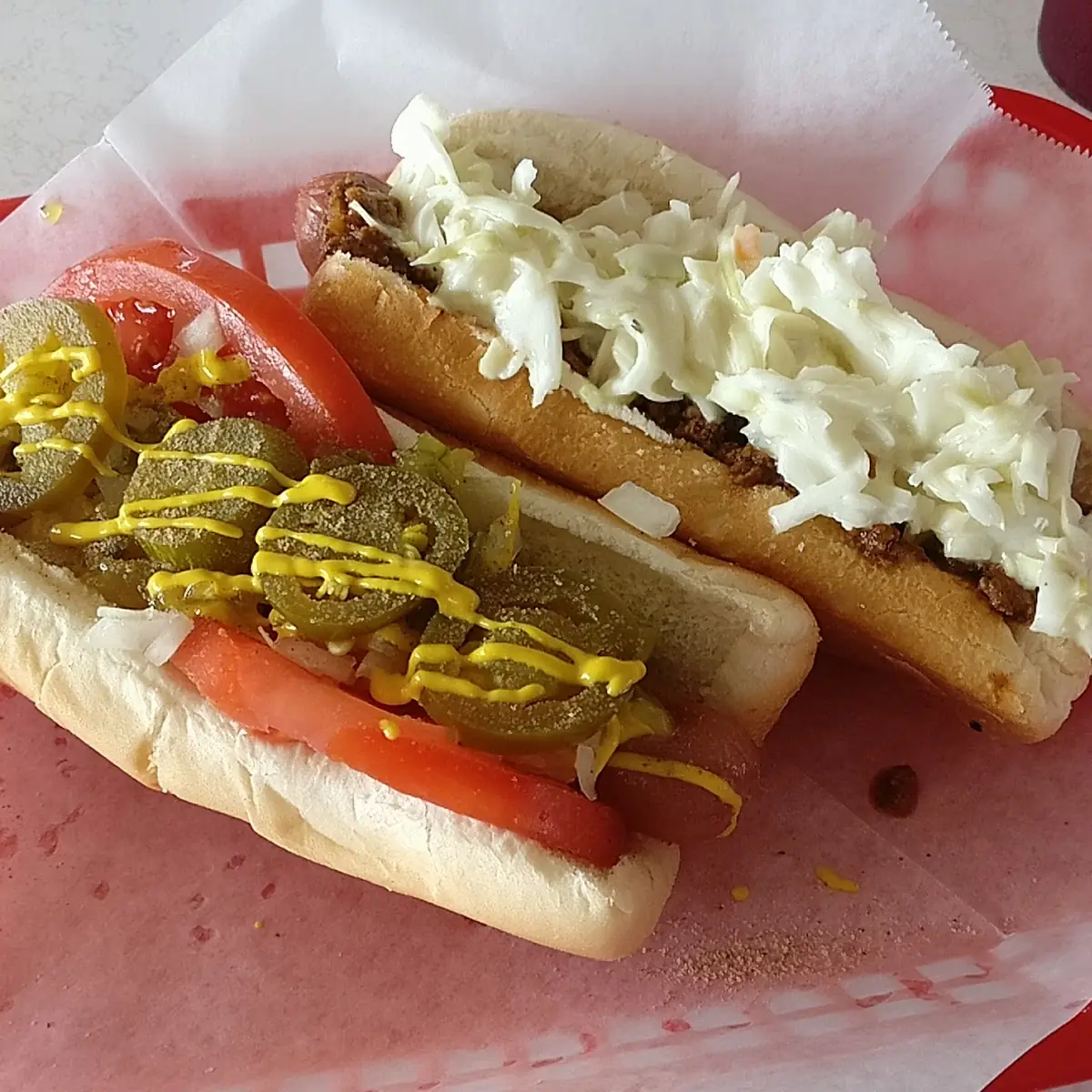 Chicago Style Hot Dog Left