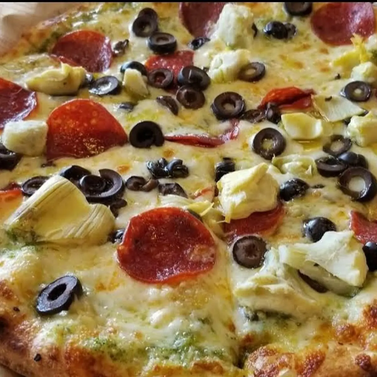 PEPP Artichoke Black Olive Pizza
