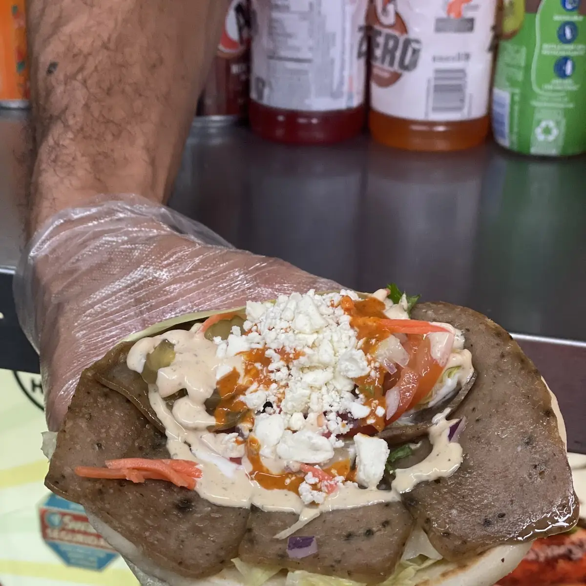 Combo beef gyro with fries