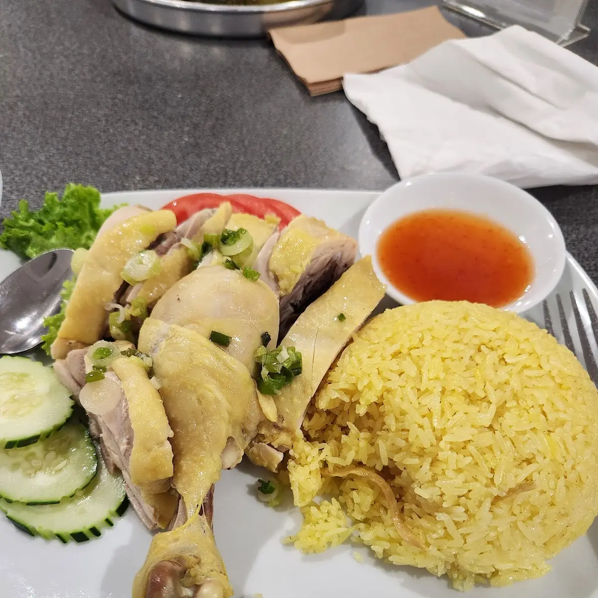 Hainanese Chicken Rice