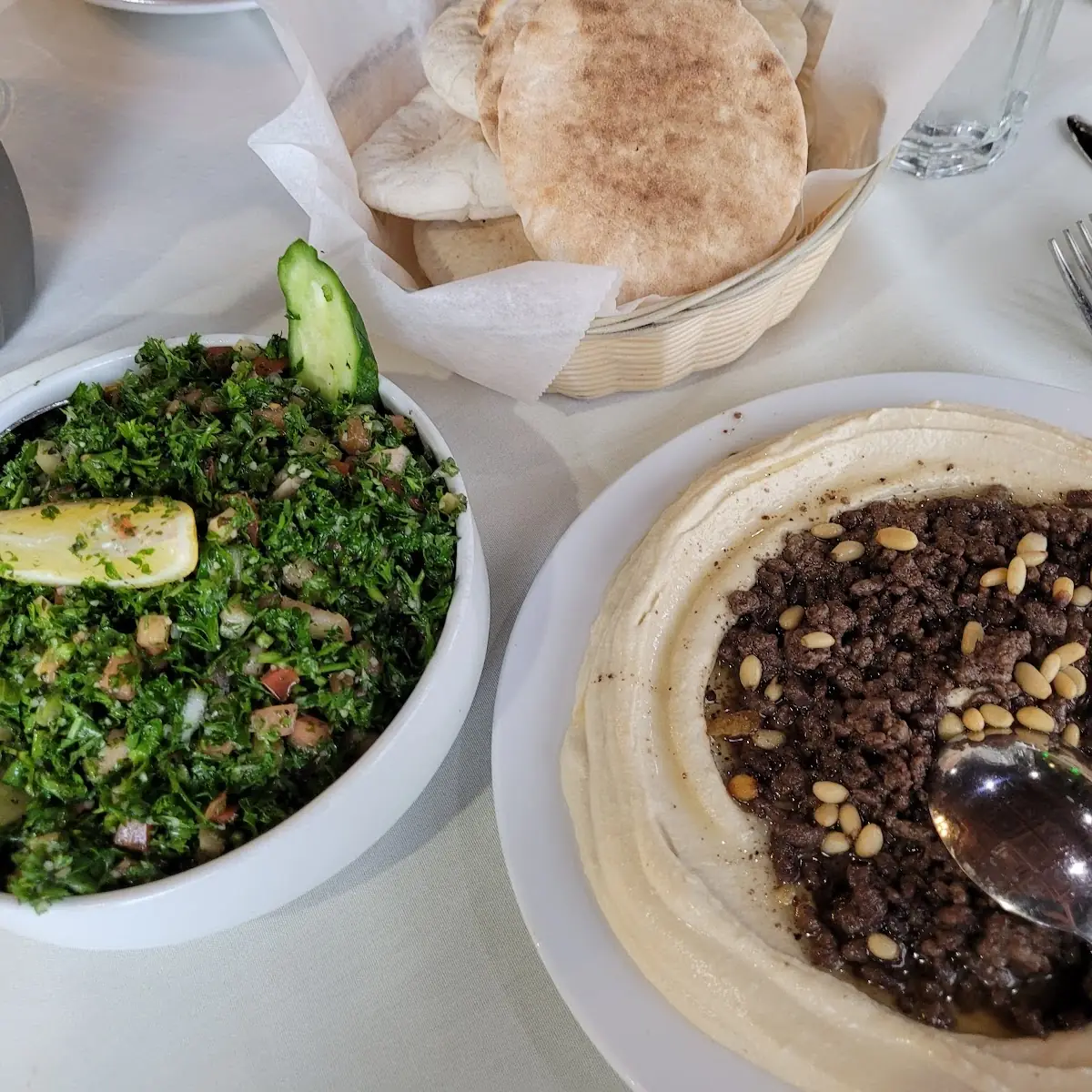 Hummus and Beef