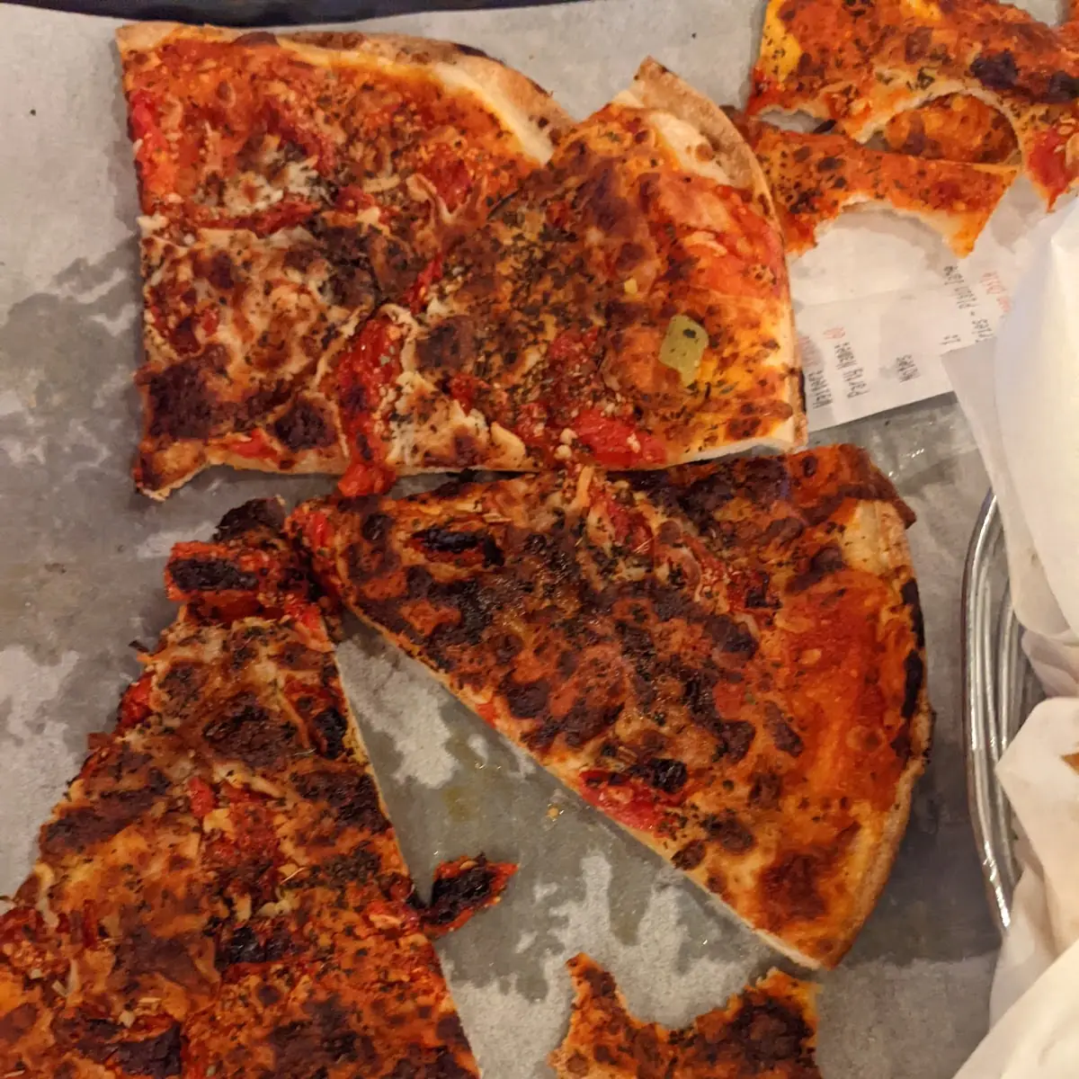 Burnt Pizza