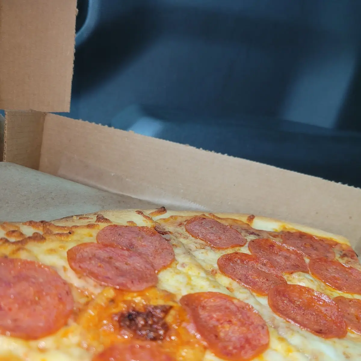 1 2 Pepperoni and 1 2 Sausage Pizza