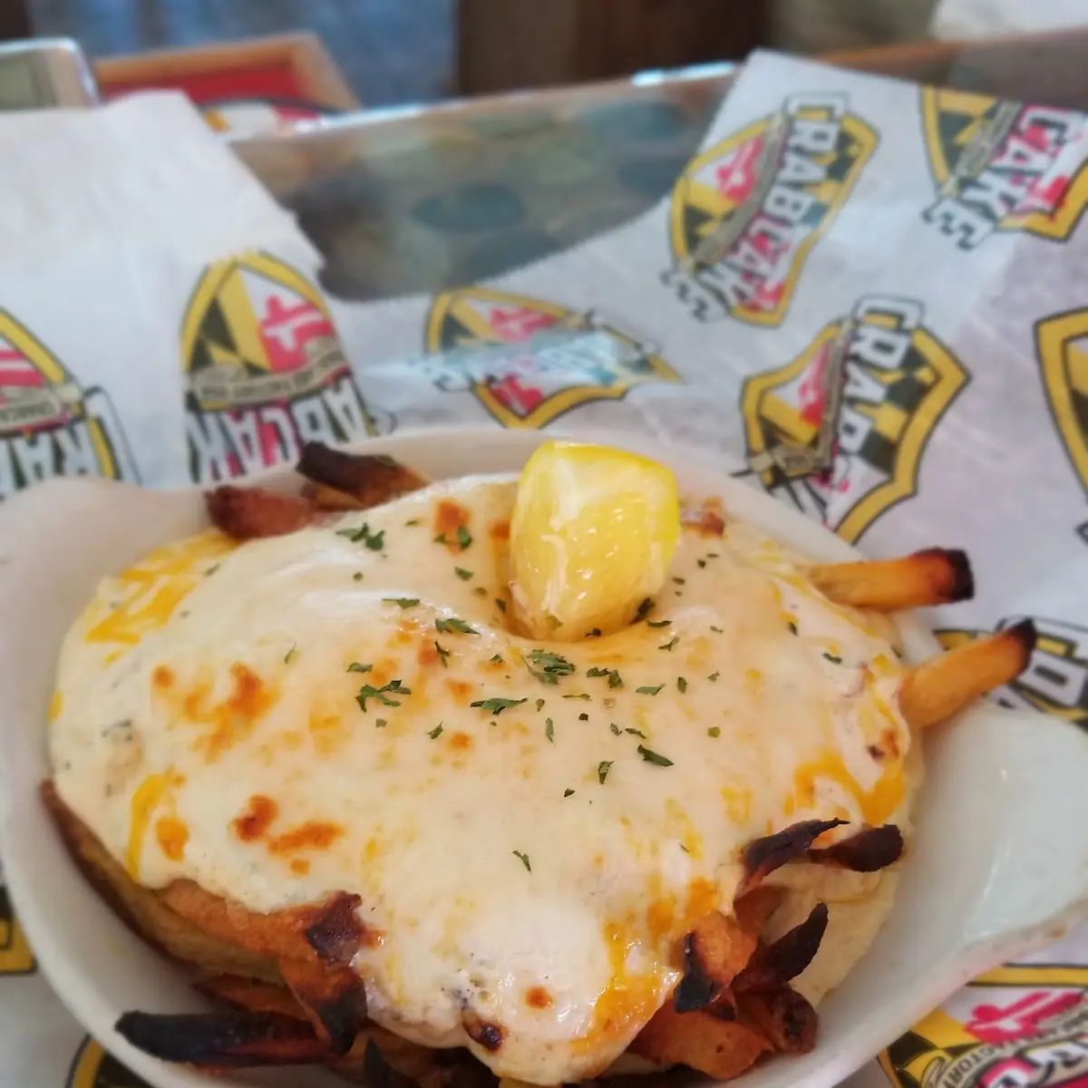 Crabby Cheese Fries