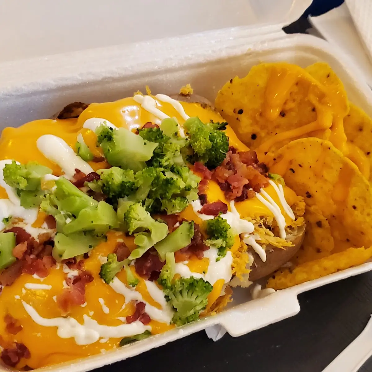 Papa Asada Pollo