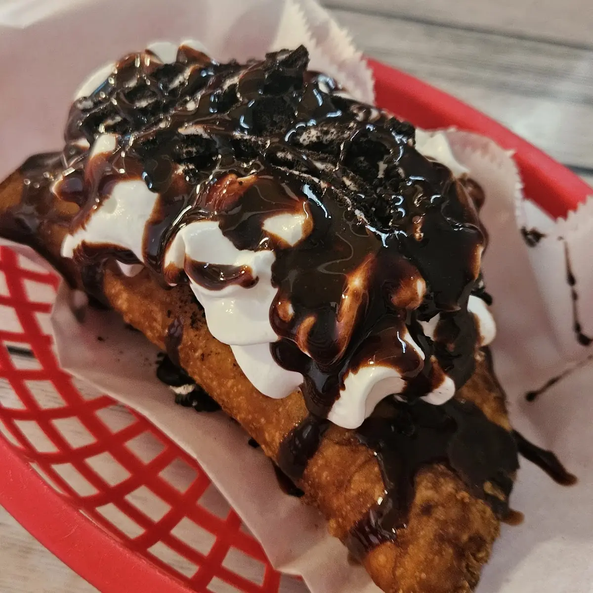 Deep Fried Oreo Cream Pie