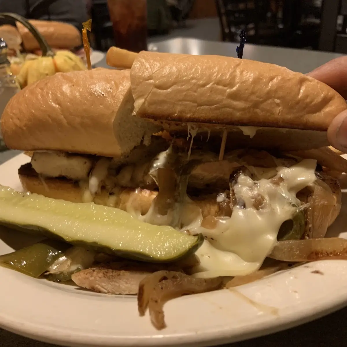 Chicken Cheesesteak Sandwich
