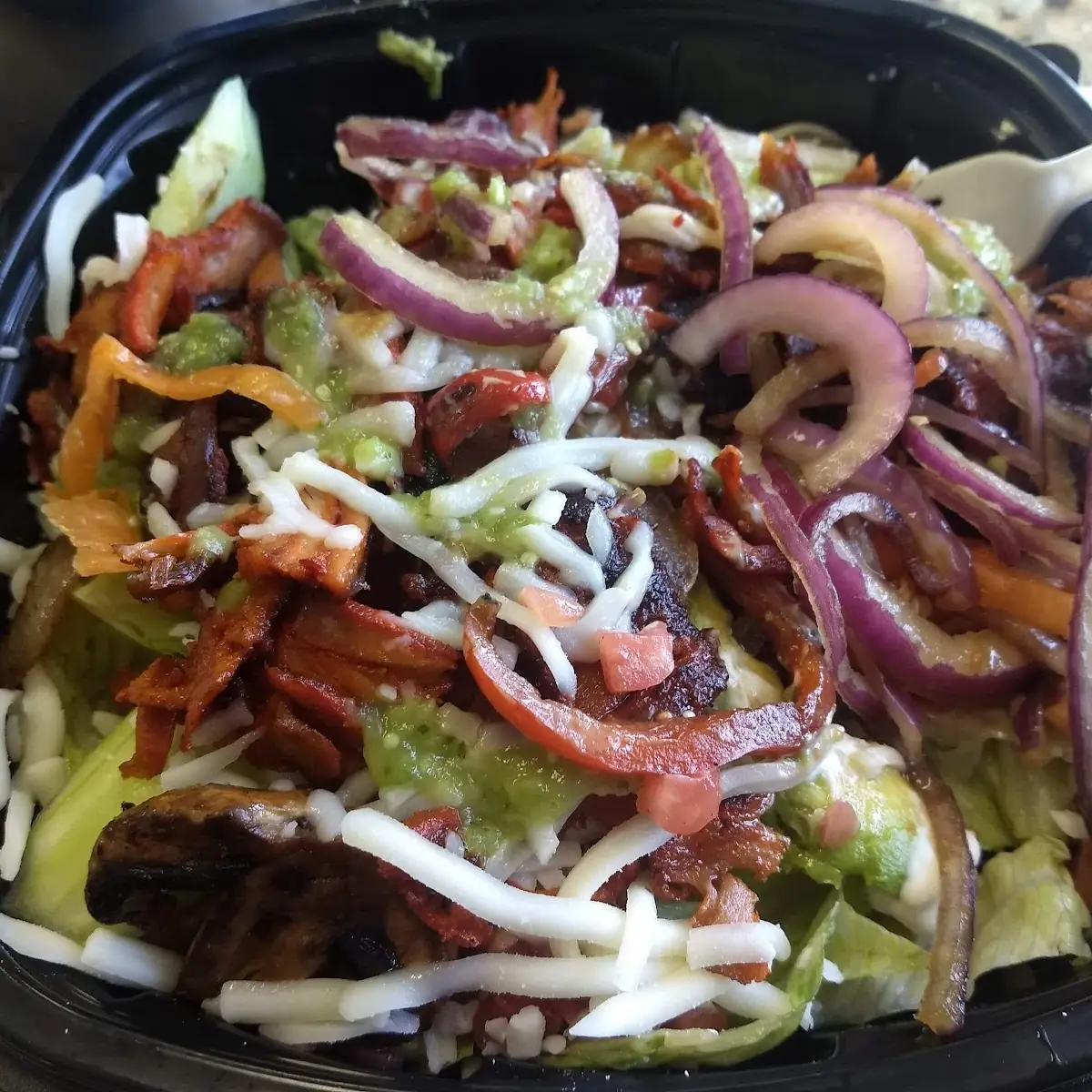 Custom Salad with Al Pastor