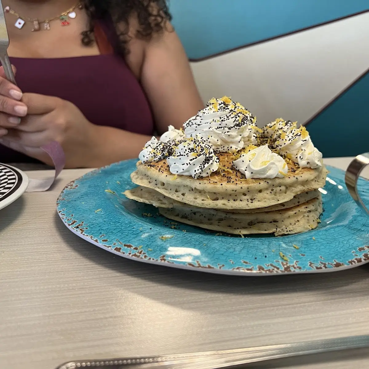 Lemon and Poppy Seed Pancakes