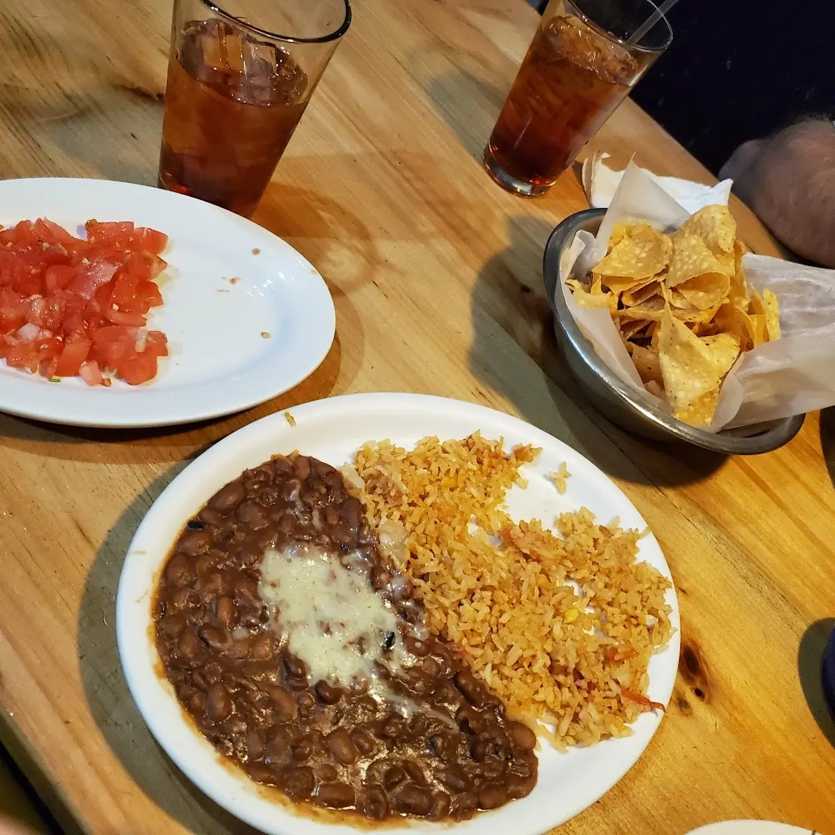 Rice Beans and Tomatoes