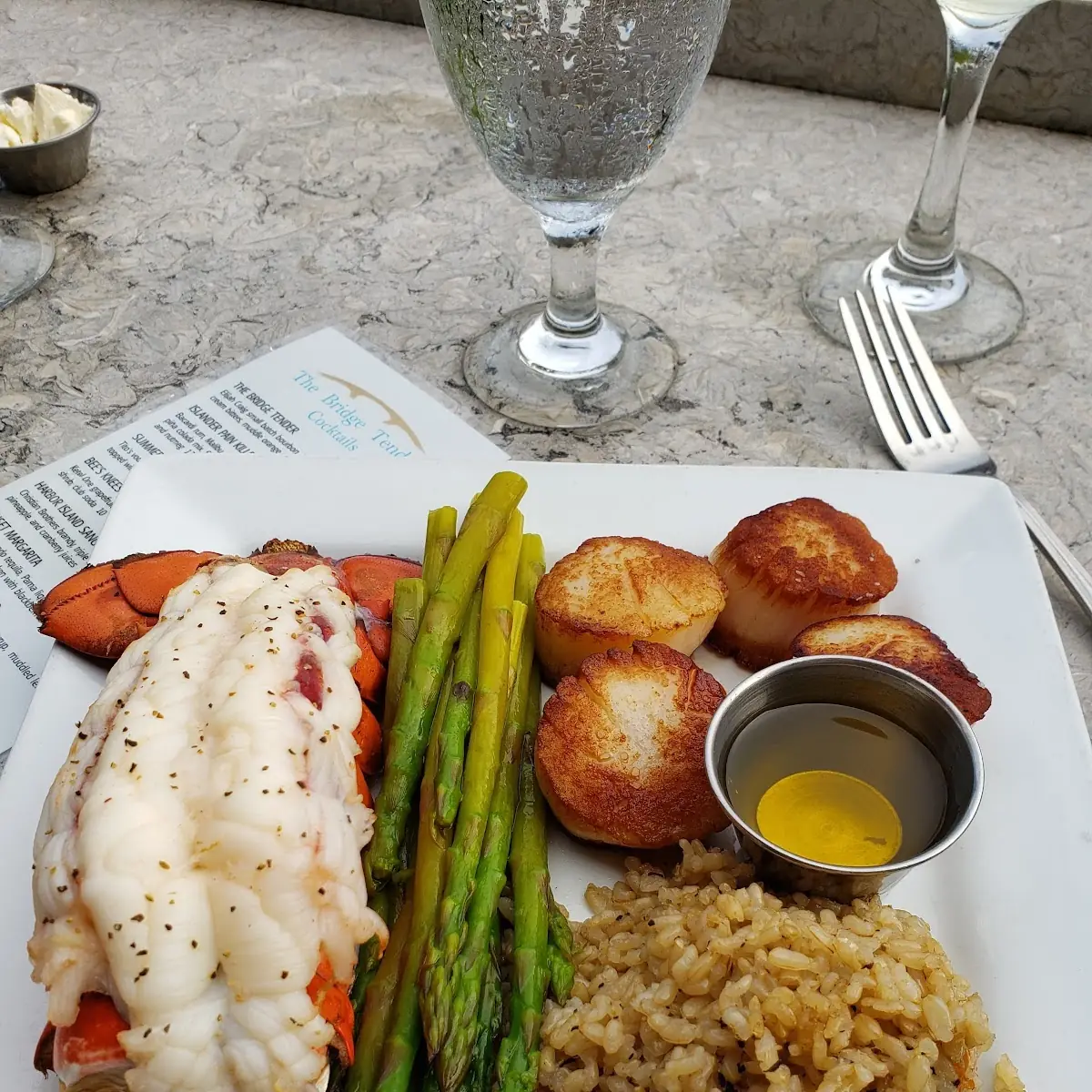 Lobster and Sea Scallops