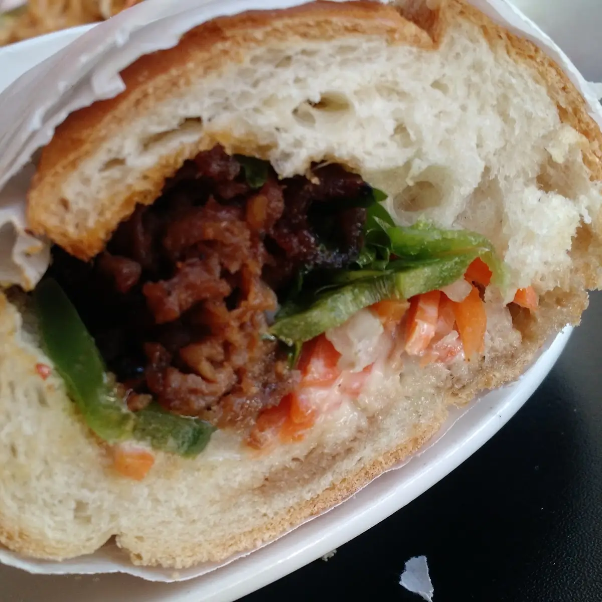 Beef Banh MI Sandwich