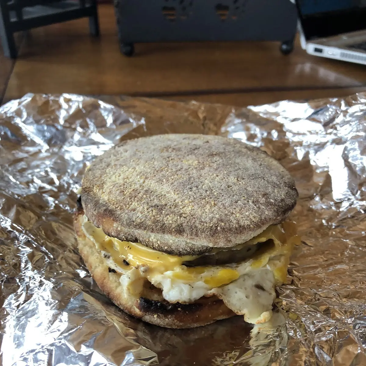 English Muffin Breakfast Sandwich