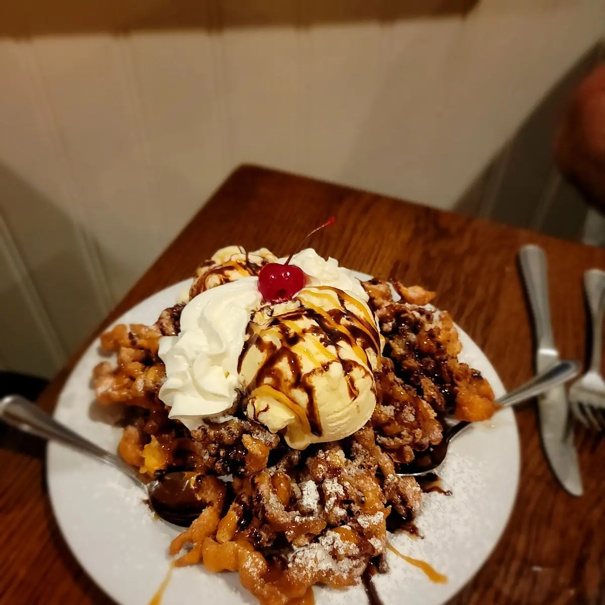 Funnel Cake Sundae