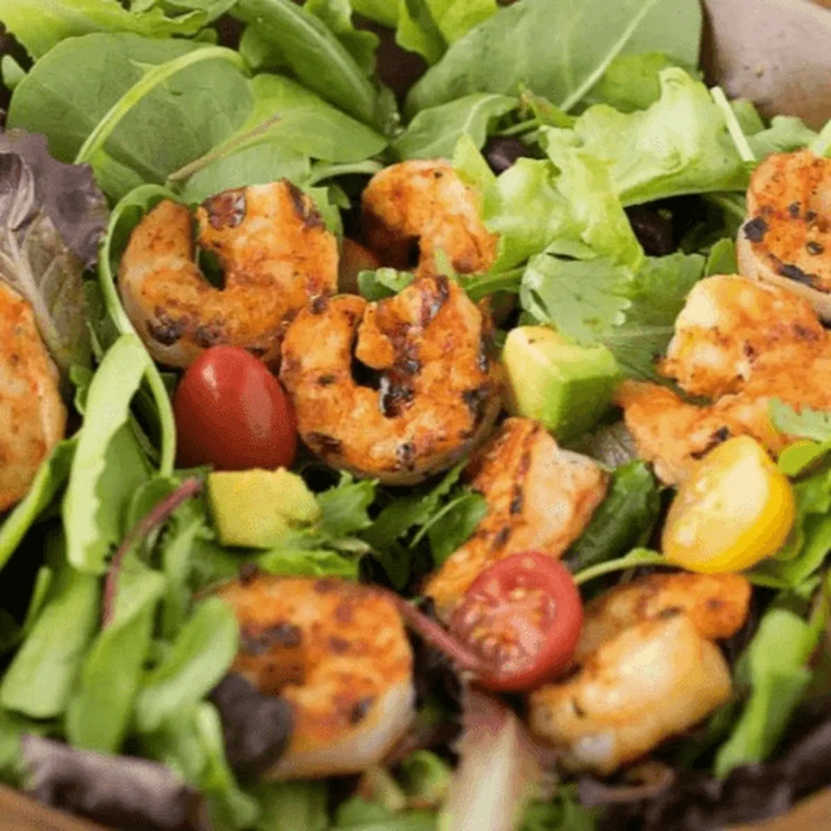 Grilled Shrimp Salad