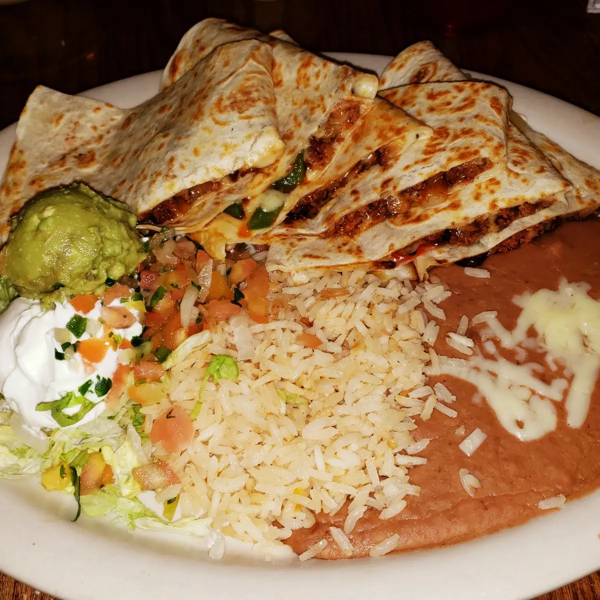 Quesadilla with Added Chorizo Meal