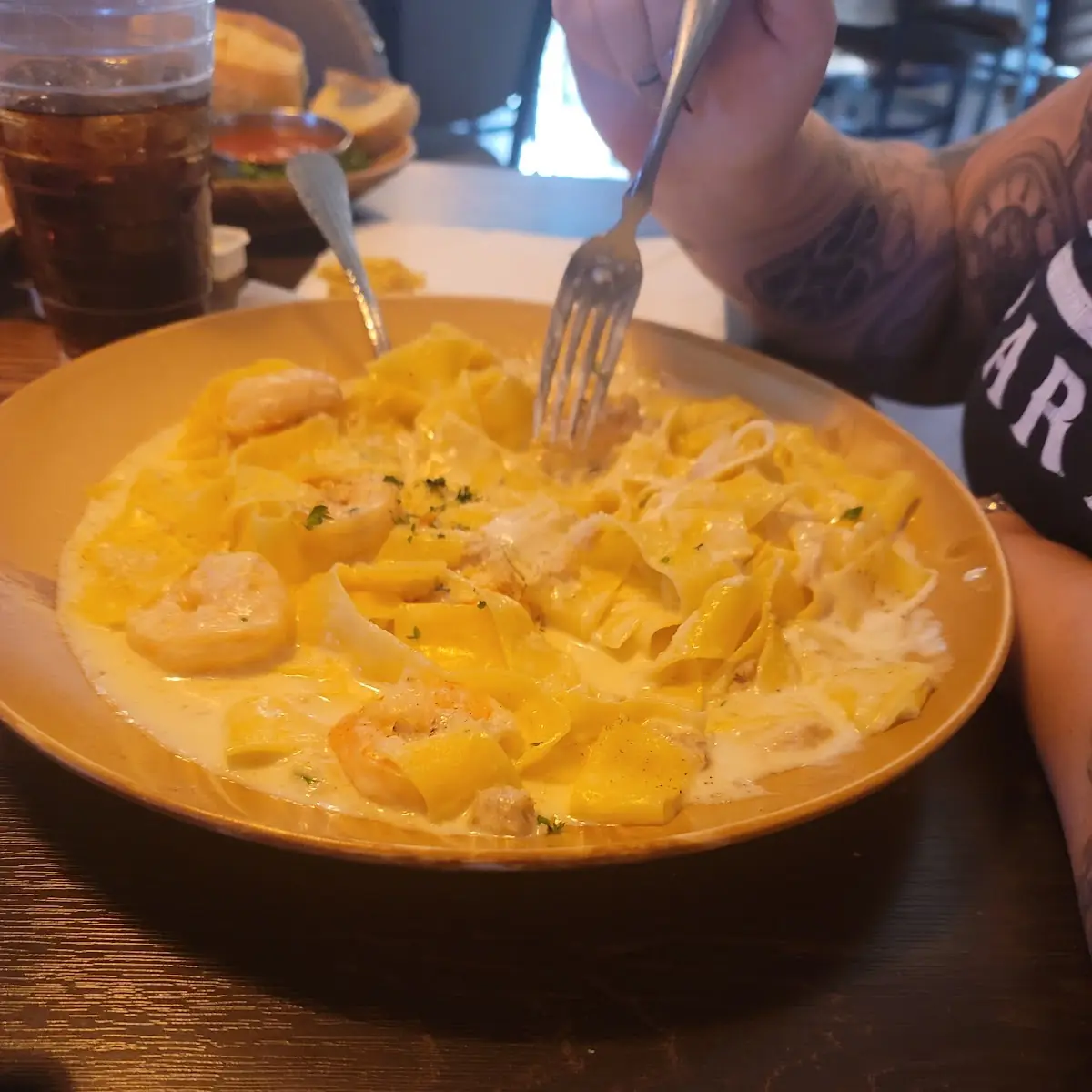 Shrimp Alfredo
