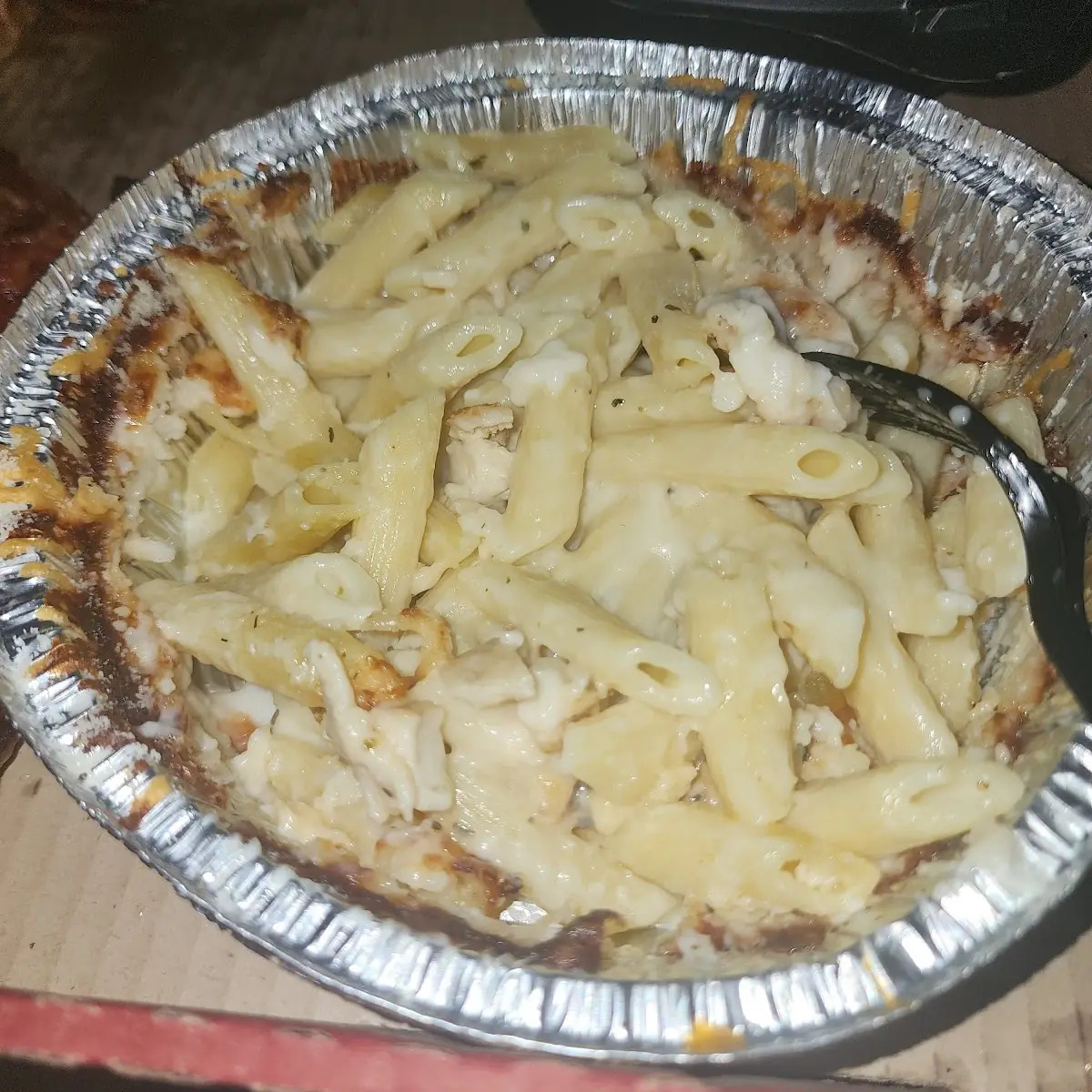 Chicken Alfredo Pasta Carbonara