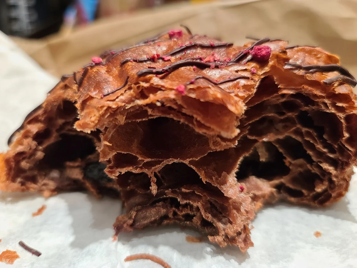 Chocolate Raspberry Croissant