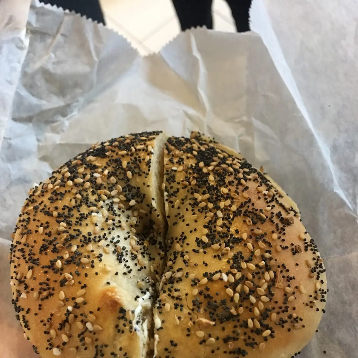 Everything Bagel with Cream Cheese