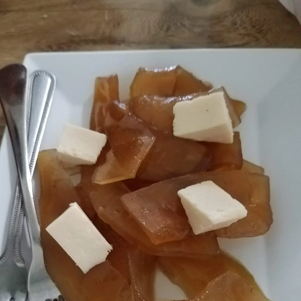 Dulce de Papaya Y Queso Blanco