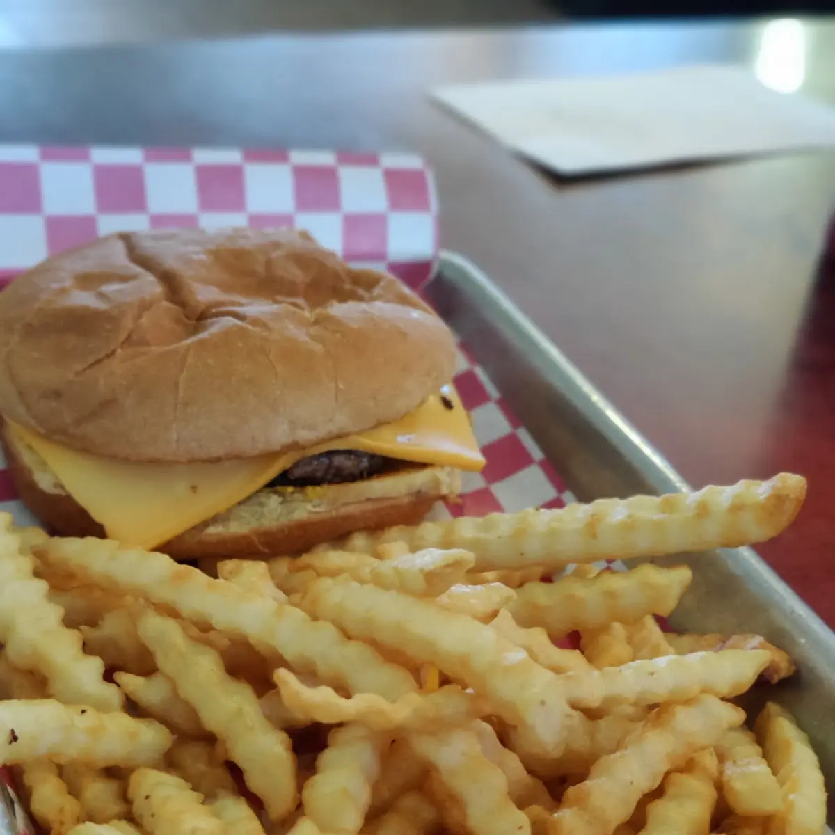 Wimpy Burger with Fries