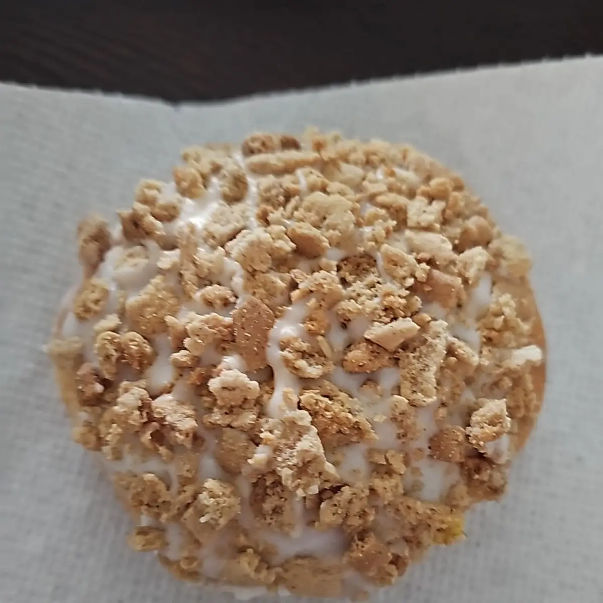 Peach Cobbler Donut