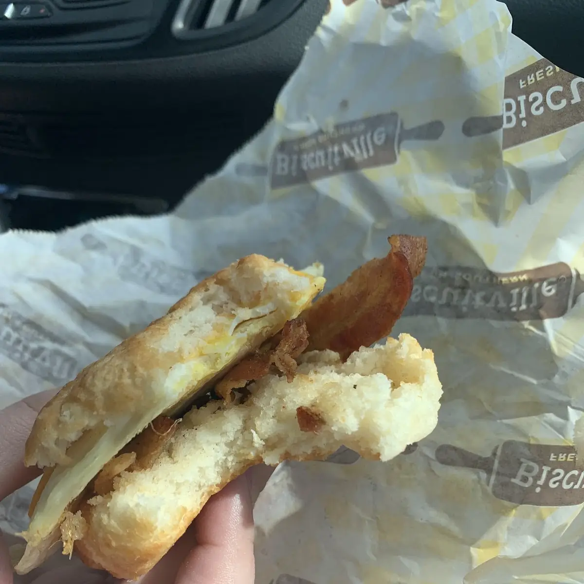 Bacon Egg and Cheese Biscuits