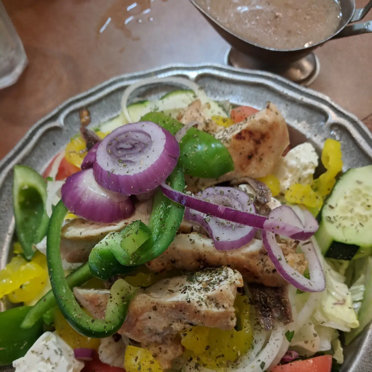 Greek Salad with Chicken