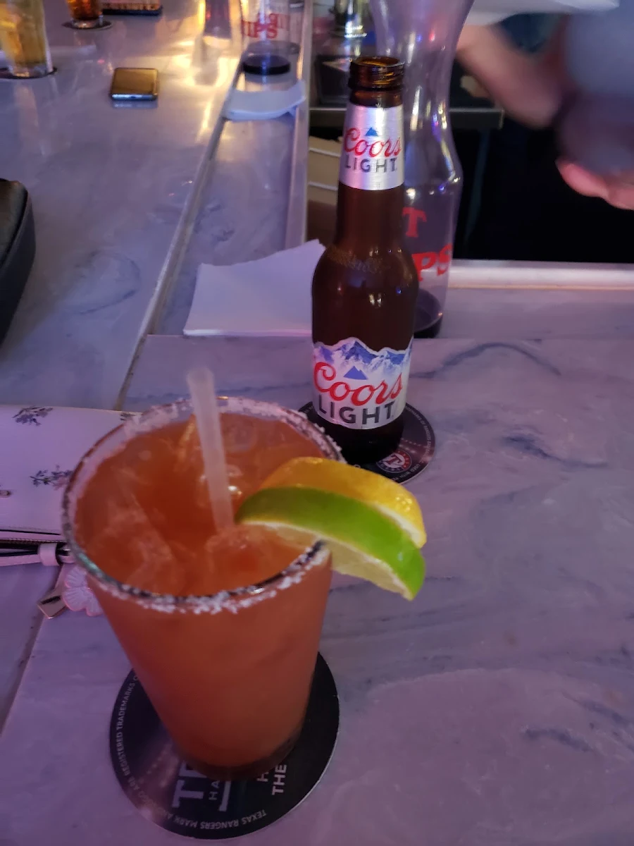 Bloody Mary and Coors Light