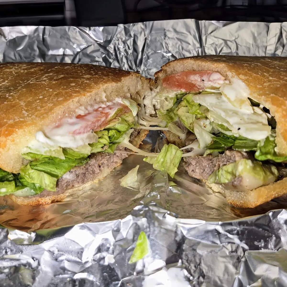 Cheeseburger Sub