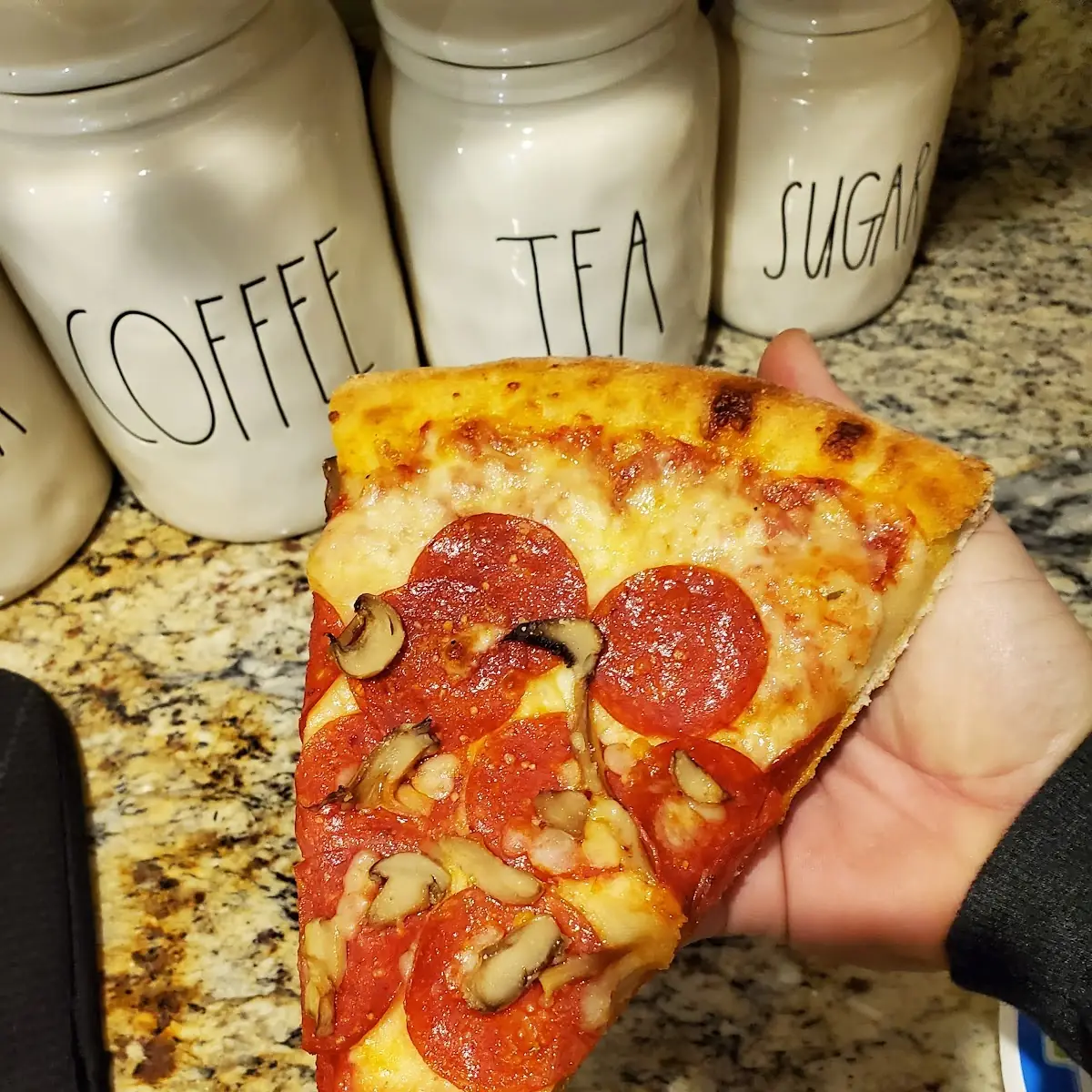 Pepperoni and Mushroom Pizza