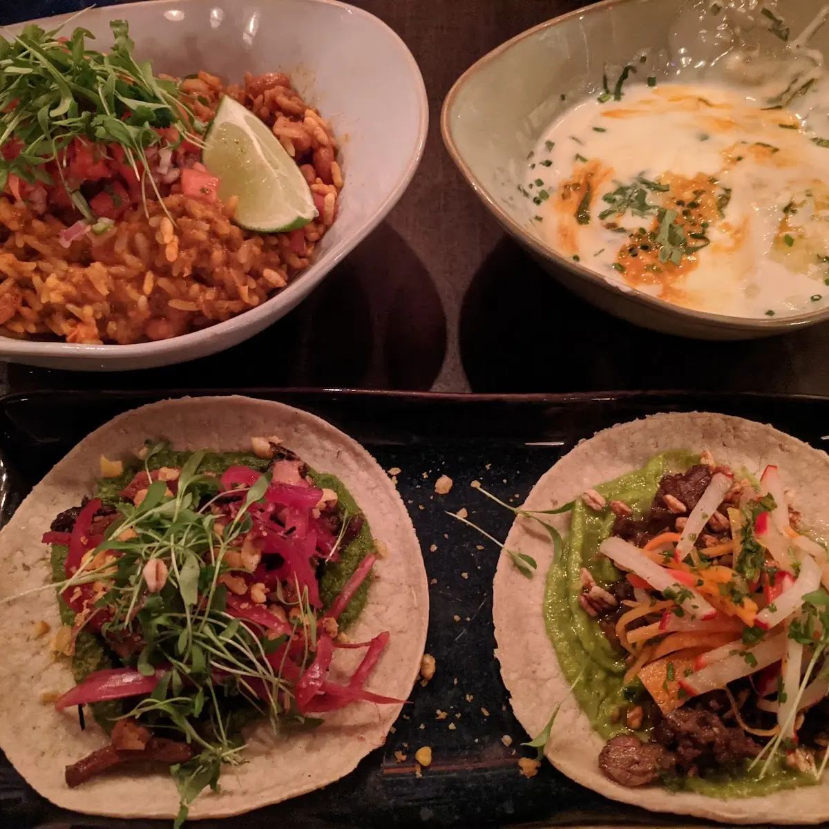 Chicken Taco Beef Taco