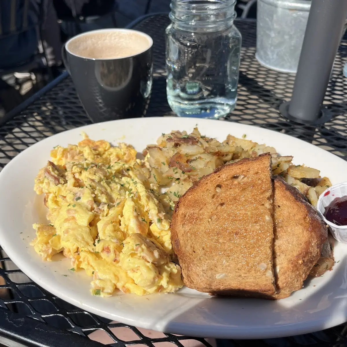 Smoked Salmon Scramble