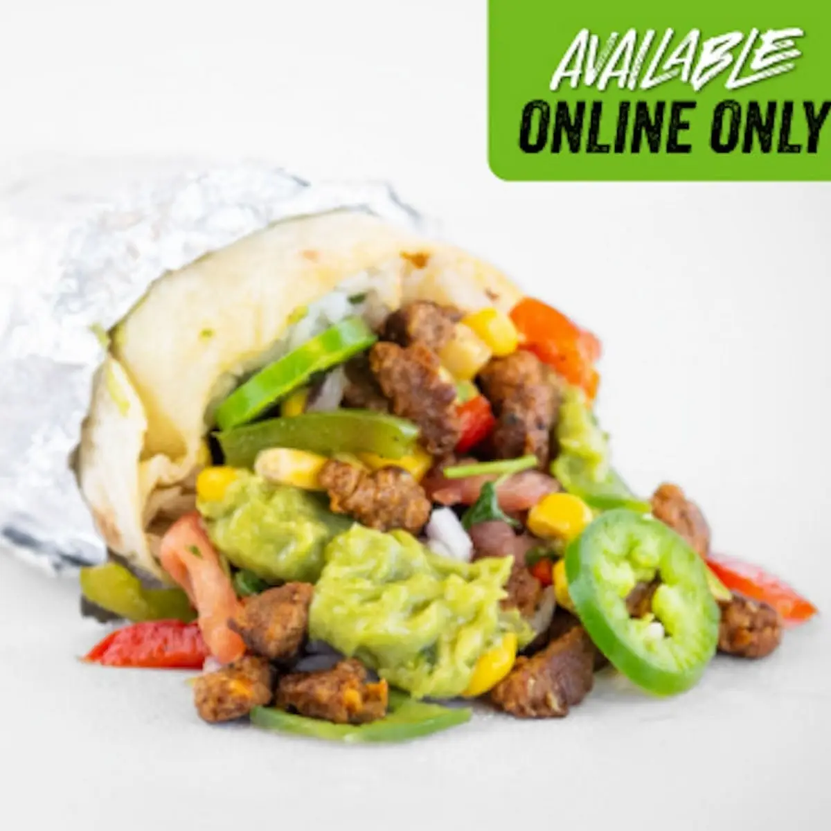 Plant-Based Chorizo Burrito