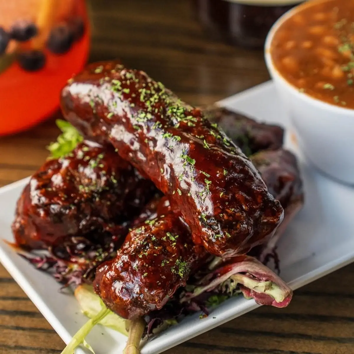 Sticky Fried Ribs
