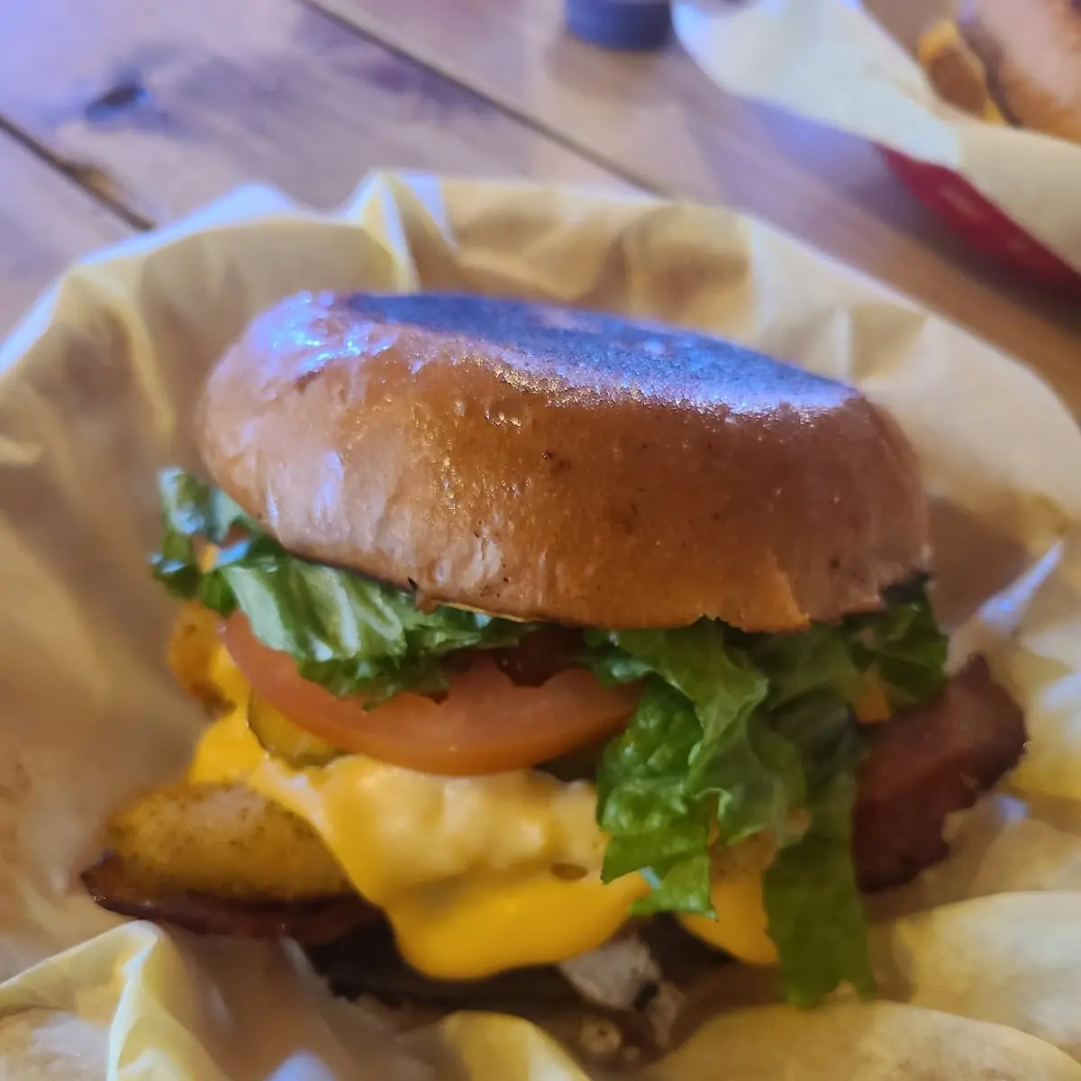 Bacon Swiss Mushroom Burger