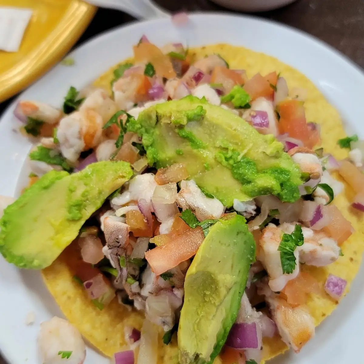 Ceviche Tostada