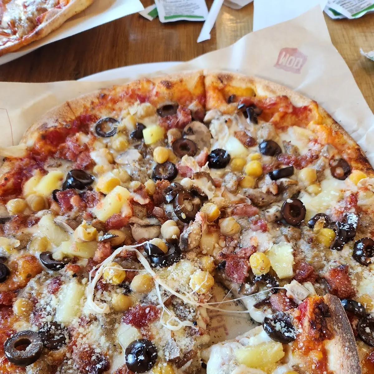 Custom Built Vegetarian Pizza