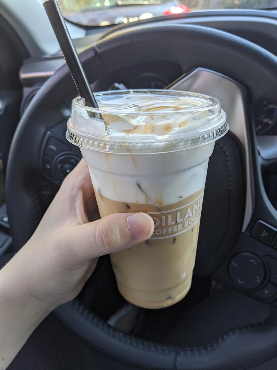 Iced Americano with Cold Foam