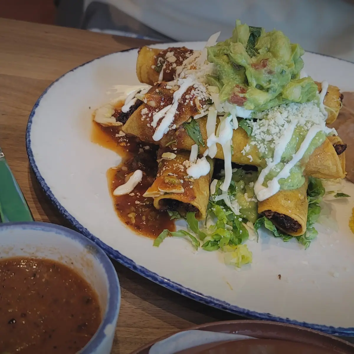 Crispy Tacos with Rice Beans