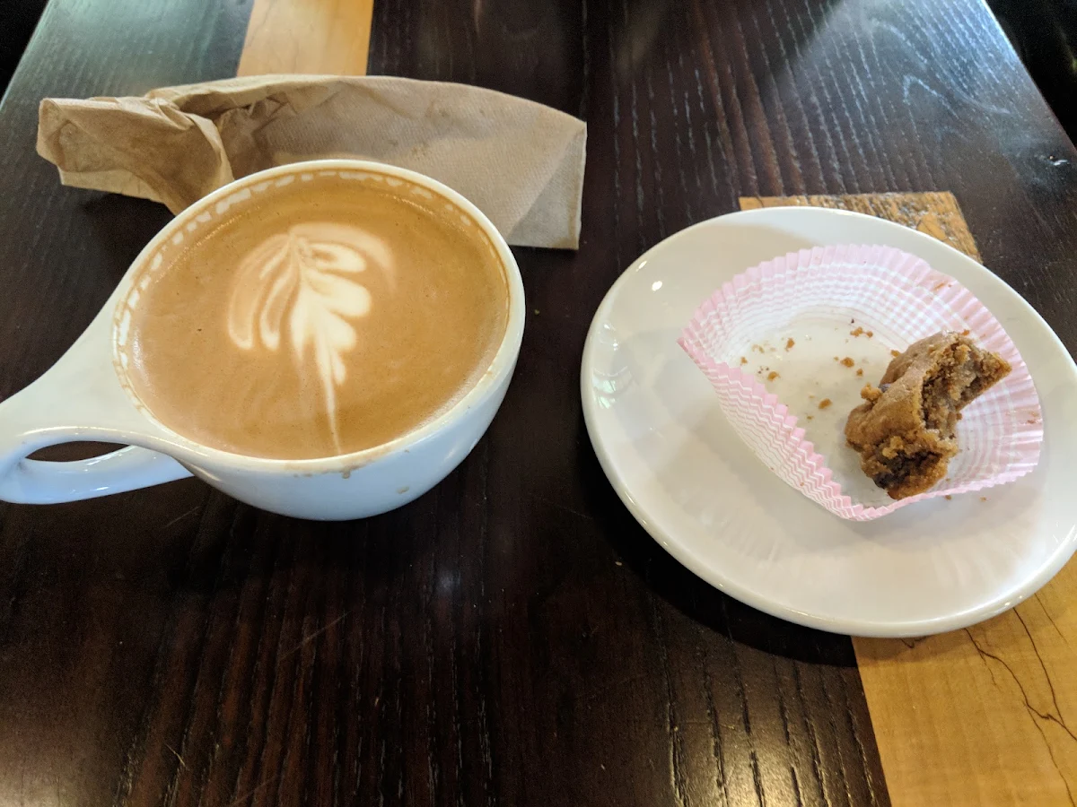 Mocha Latte and Caramel Brownie
