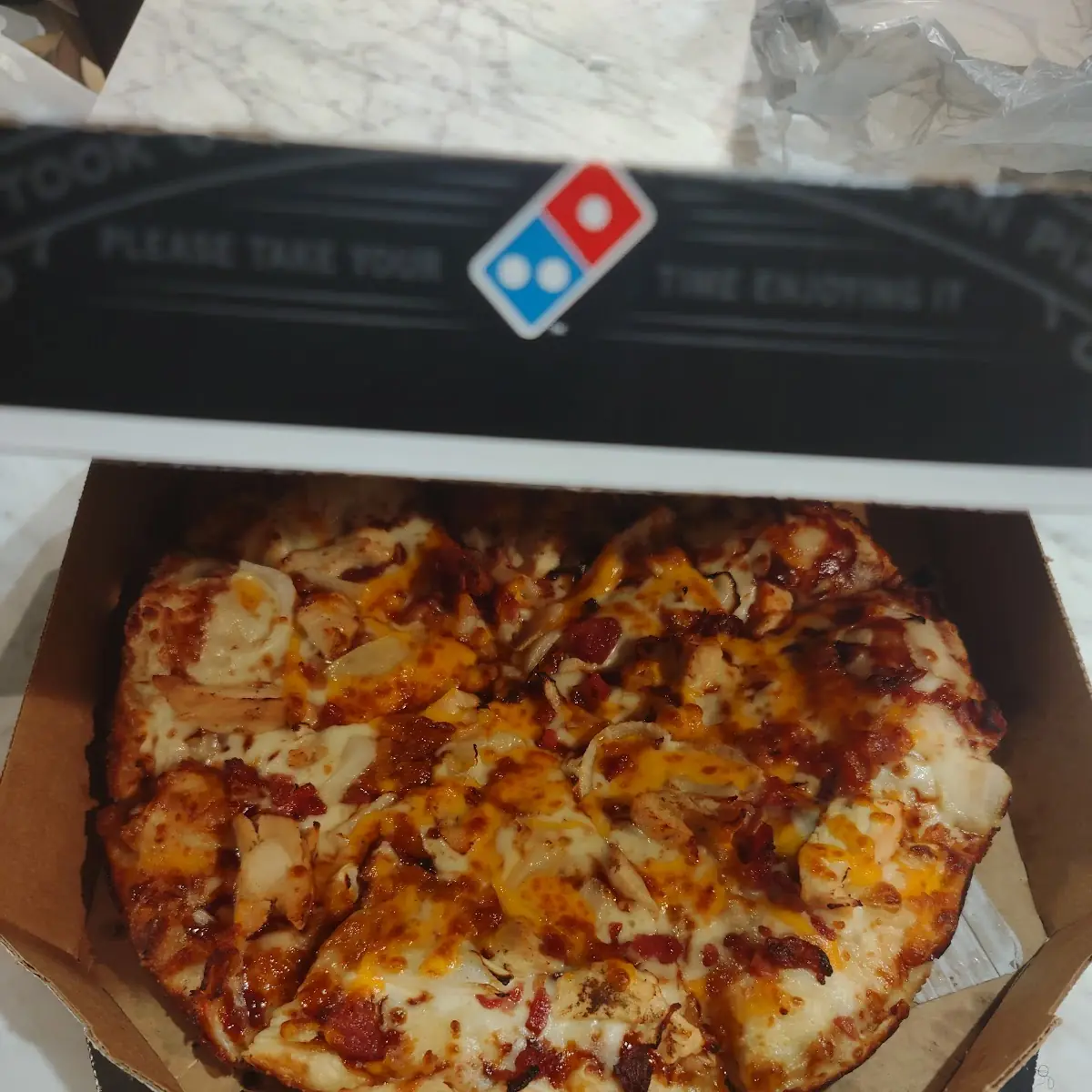 BBQ Chicken Pizza with Bacon