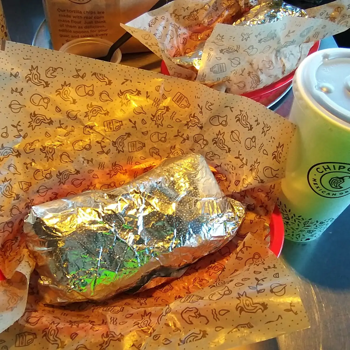 Chipotle Honey Chicken Burrito