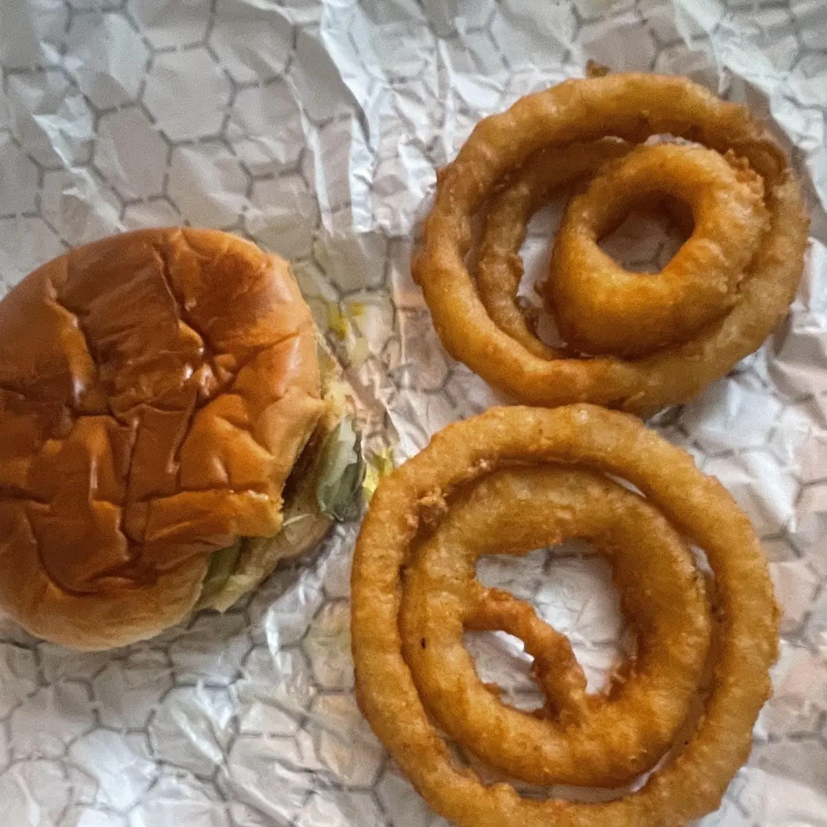 Hamburger Onion Rings