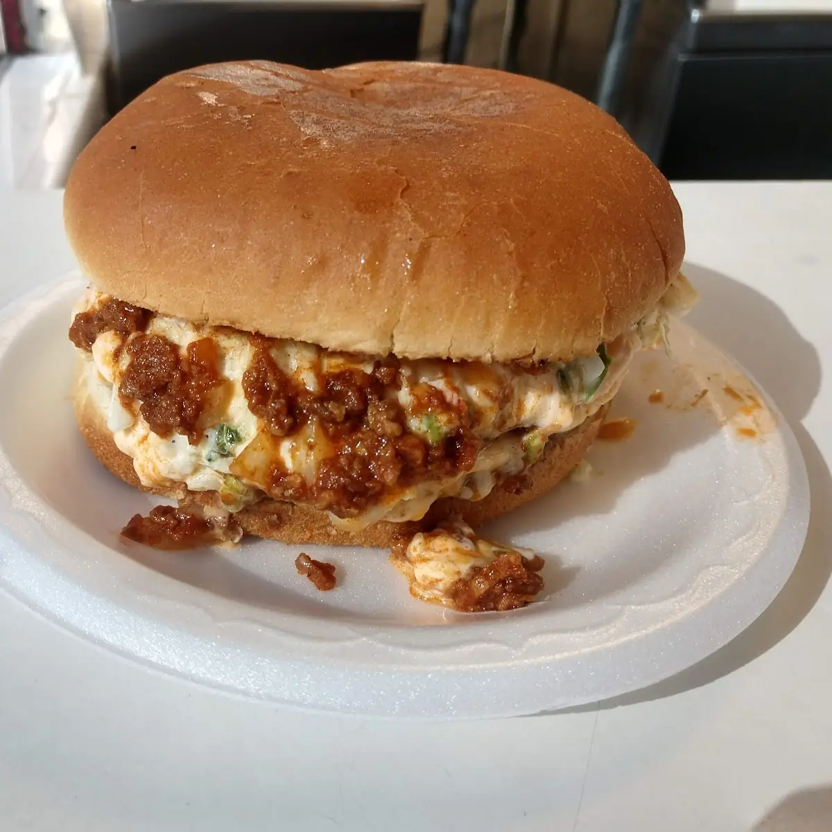 Double Buster Burger All the Way with Pimento Cheese