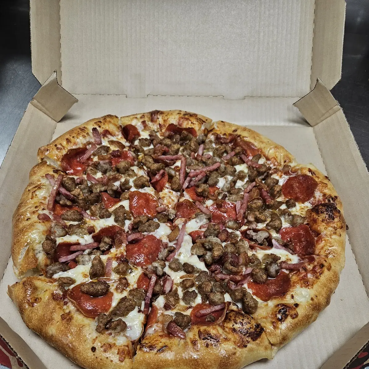 Stuffed Crust Meat Lover